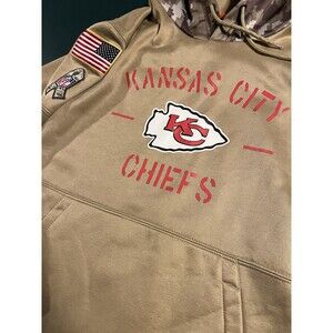 Kansas City Chiefs Tyreek Hill NFL Salute Service Hoodie Sweatshirt MED Mahomes